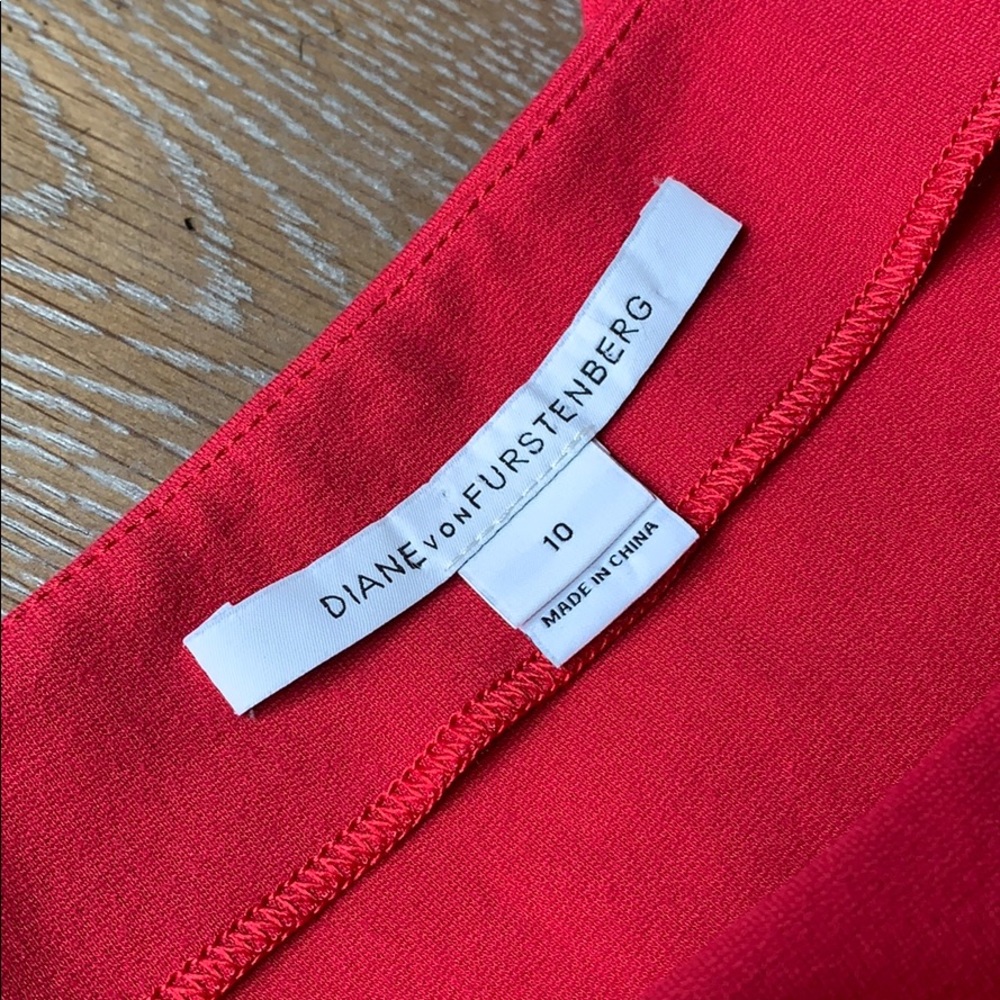 DIANE VON FURSTENBERG Pink Gavin Sheath Dress 10 - Picture 7 of 8